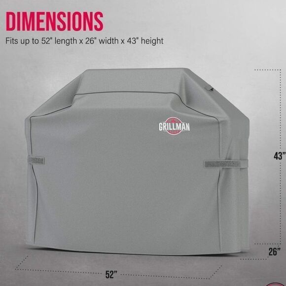 Grillman Premium Gray Grill Cover. See all photos - Picture 4 of 10